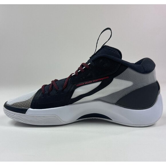 Nike Jordan Zoom Separate Mens Black Sky Gray Basketball Shoes DH0249-001 - Picture 2 of 8